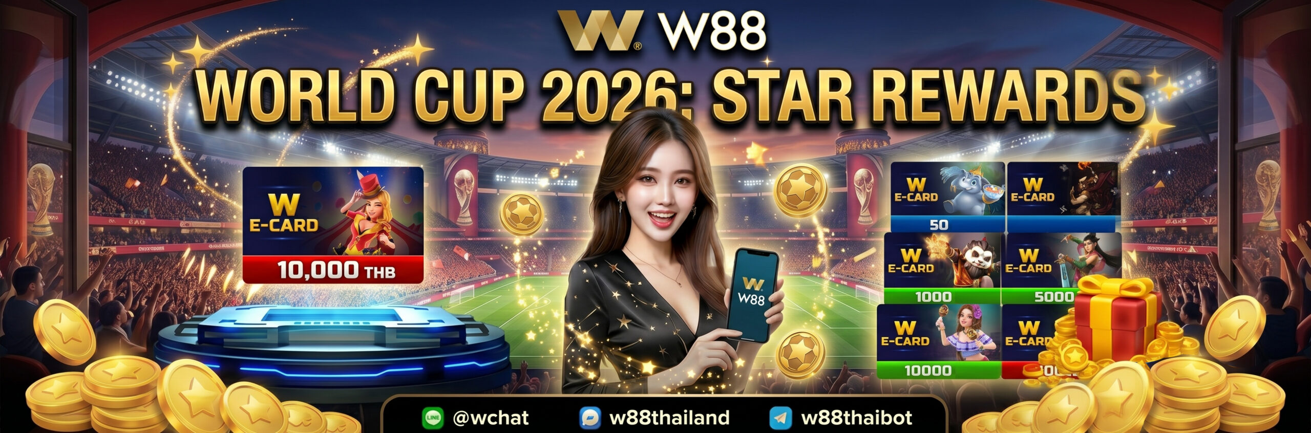 W88 World Cup 2026 Banner